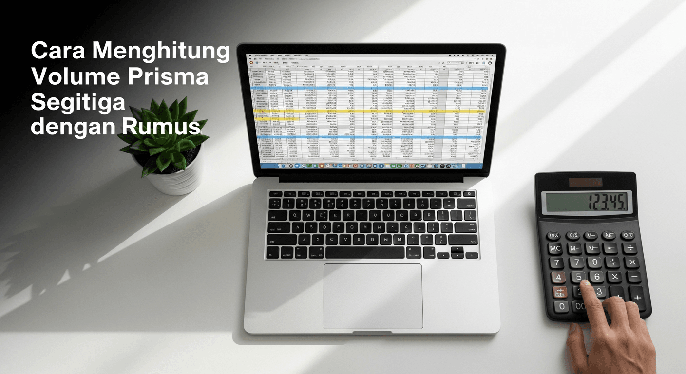 Cara Menghitung Volume Prisma Segitiga dengan Rumus