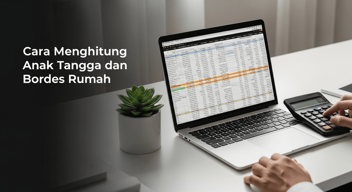 Cara Menghitung Anak Tangga dan Bordes Rumah