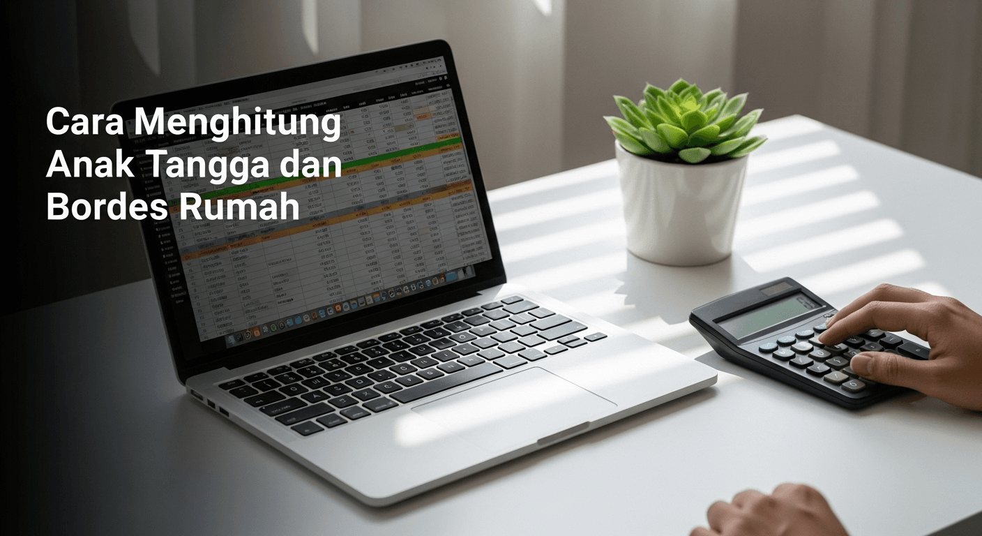 Cara Menghitung Anak Tangga dan Bordes Rumah