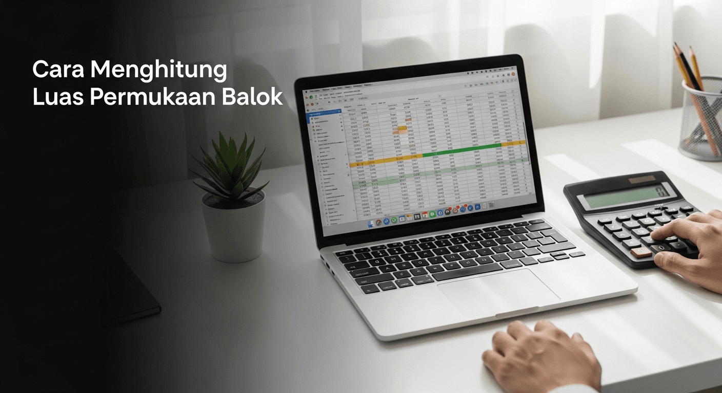 Cara Menghitung Luas Permukaan Balok