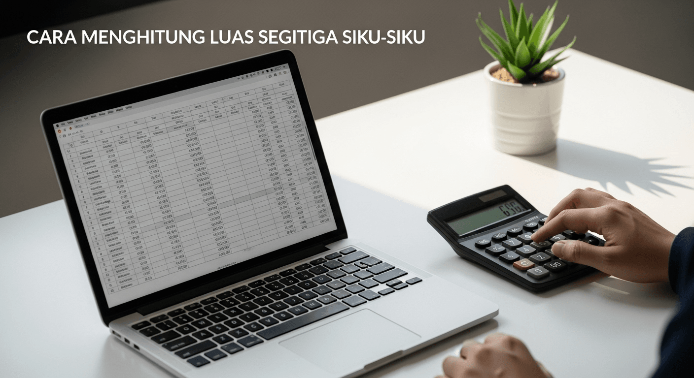 Cara Menghitung Luas Segitiga Siku-Siku
