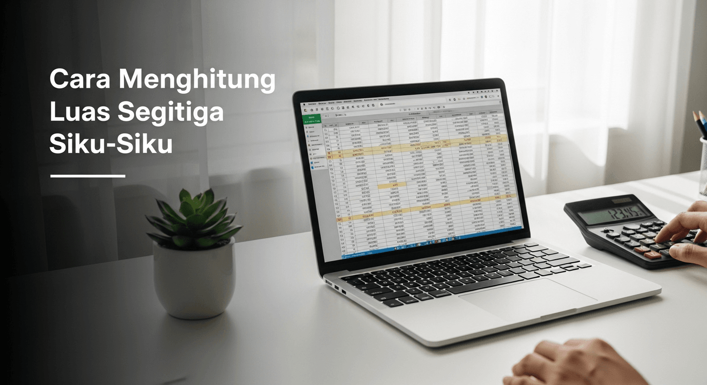Cara Menghitung Luas Segitiga Siku-Siku