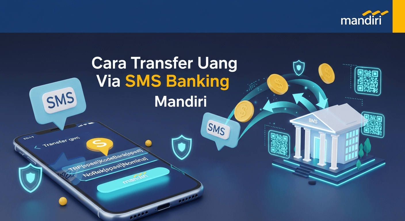 Cara Transfer Uang Via SMS Banking Mandiri