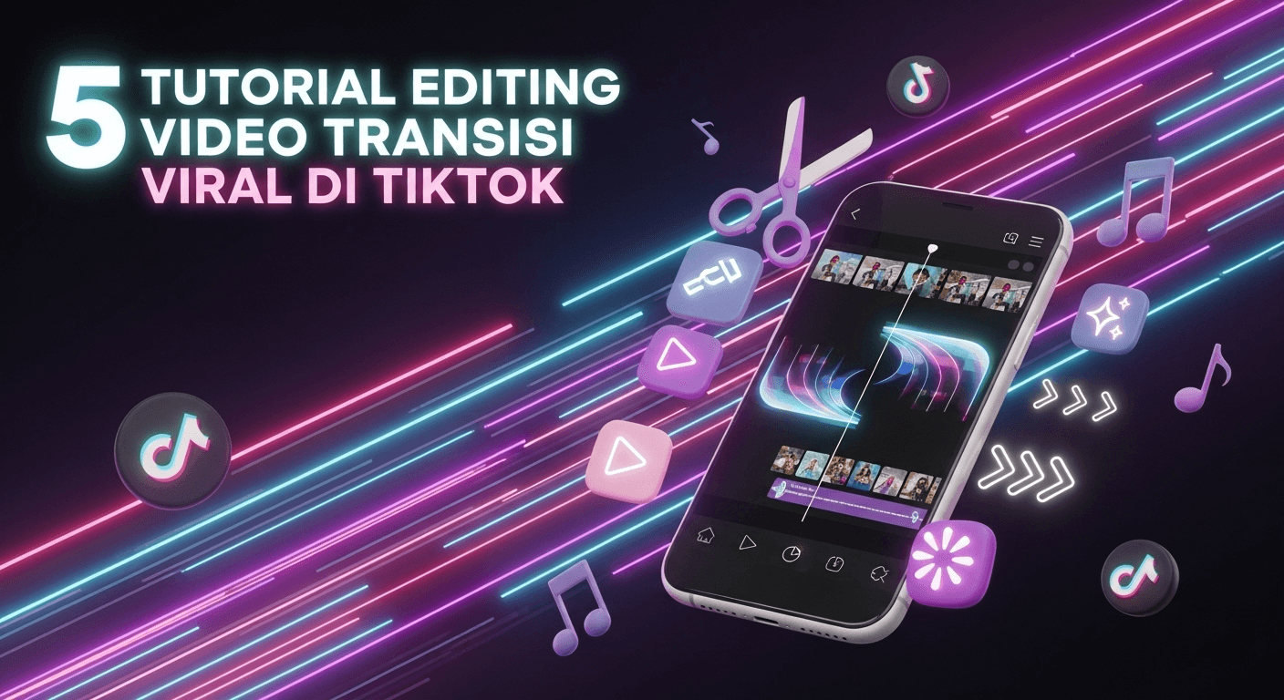 Tutorial Editing Video Transisi Viral di TikTok