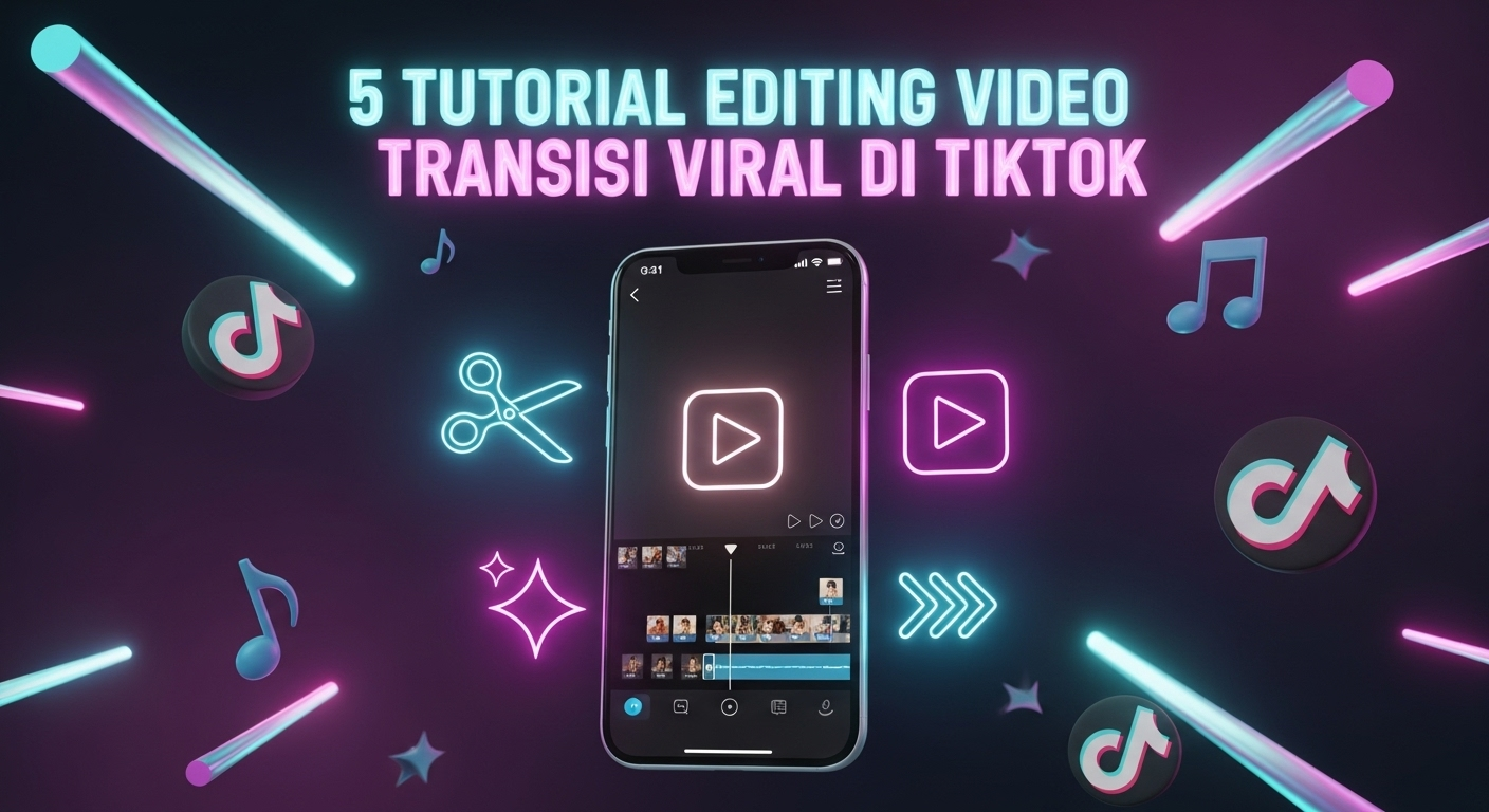 Tutorial Editing Video Transisi Viral di TikTok