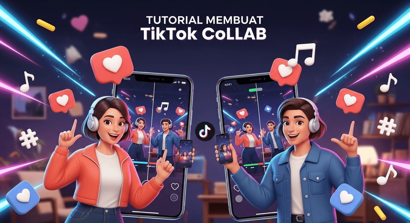 Tutorial Membuat TikTok Collab