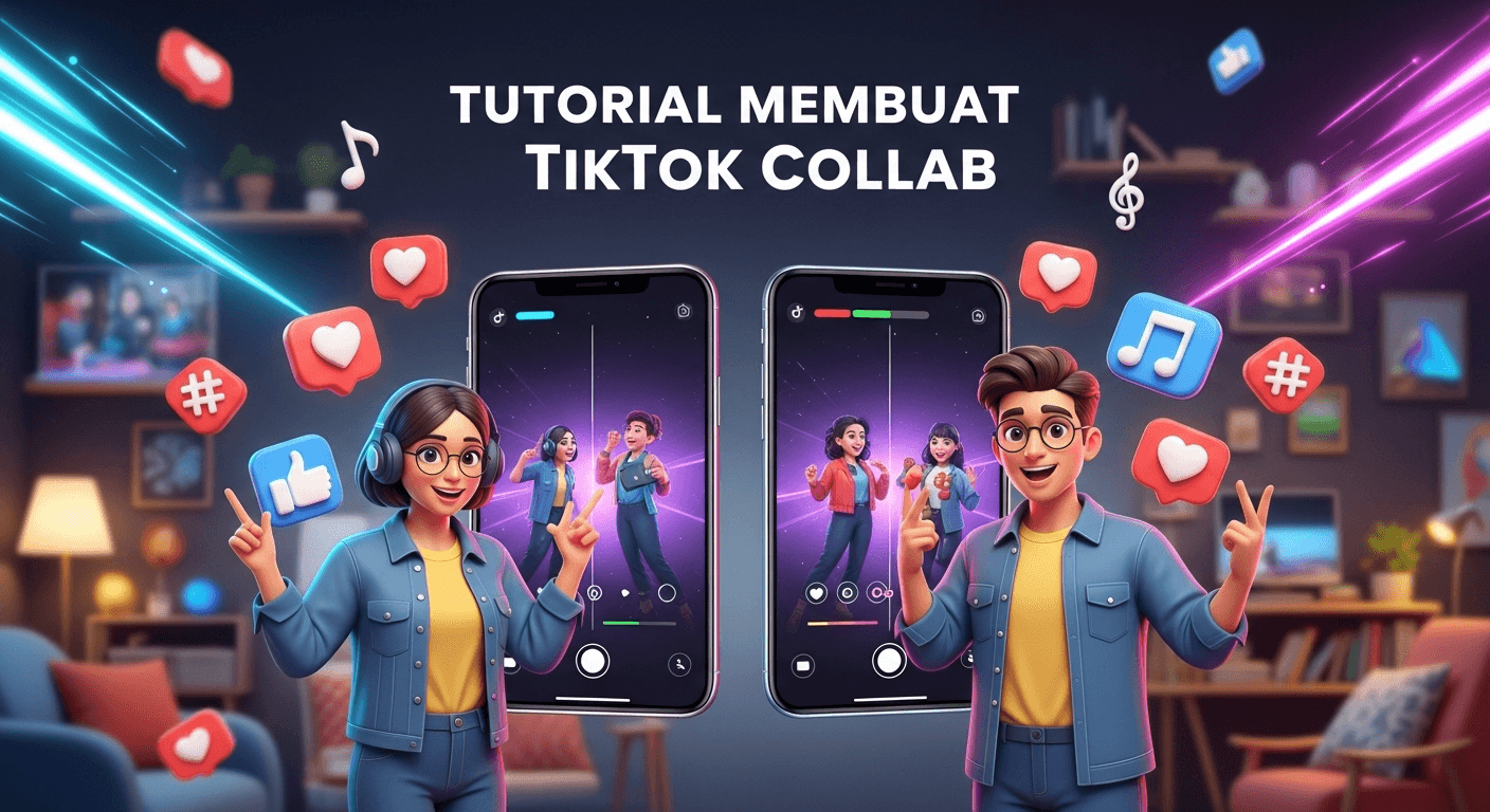 Tutorial Membuat TikTok Collab