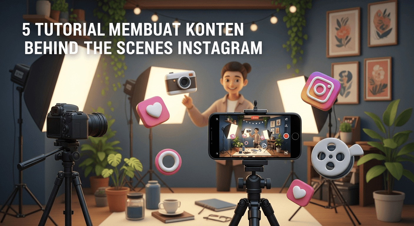 Tutorial Membuat Konten Behind The Scenes Instagram