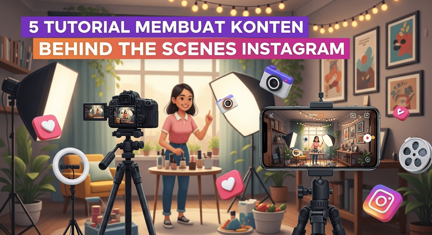 Tutorial Membuat Konten Behind The Scenes Instagram