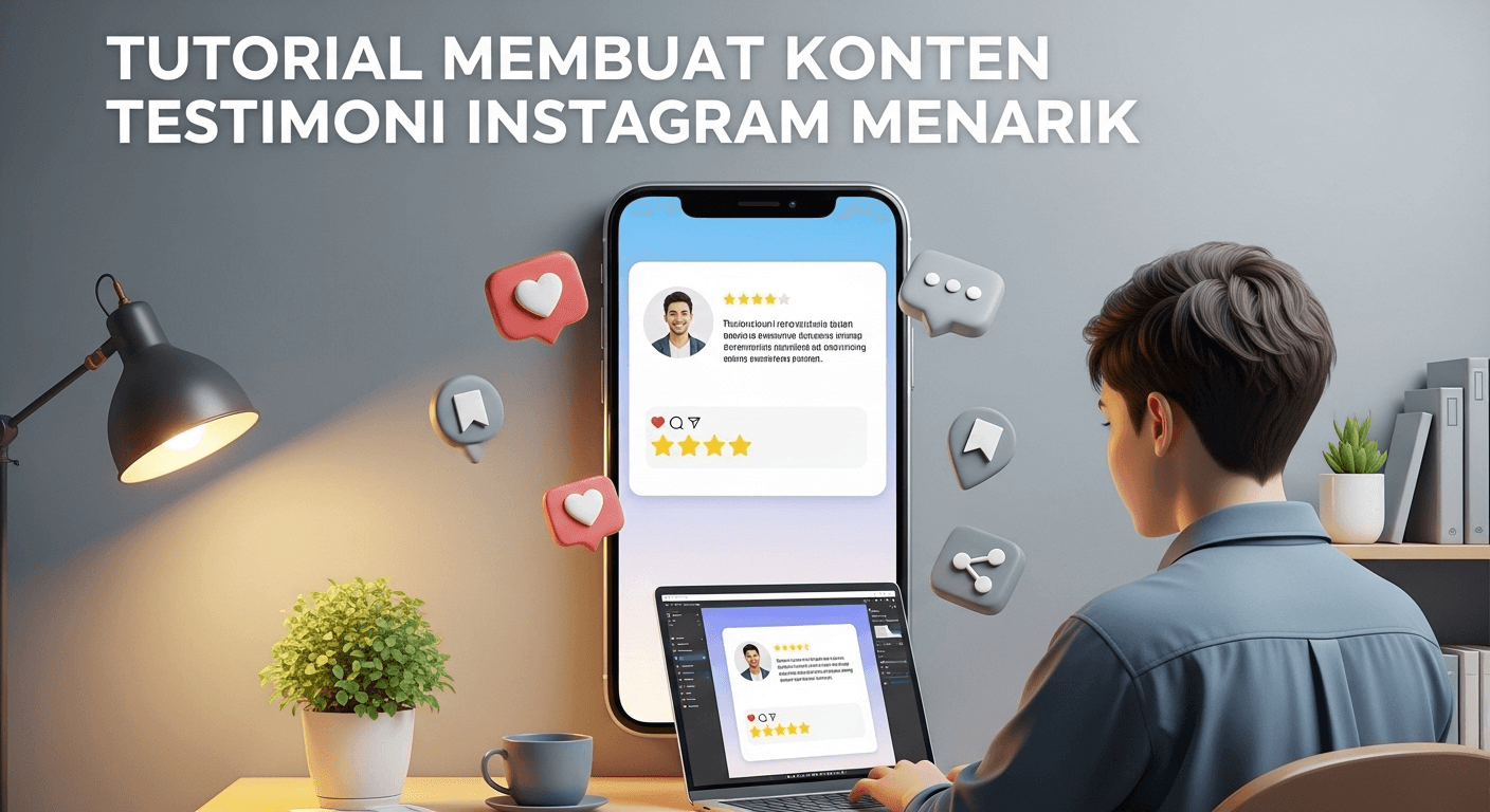 Tutorial Membuat Konten Testimoni Instagram