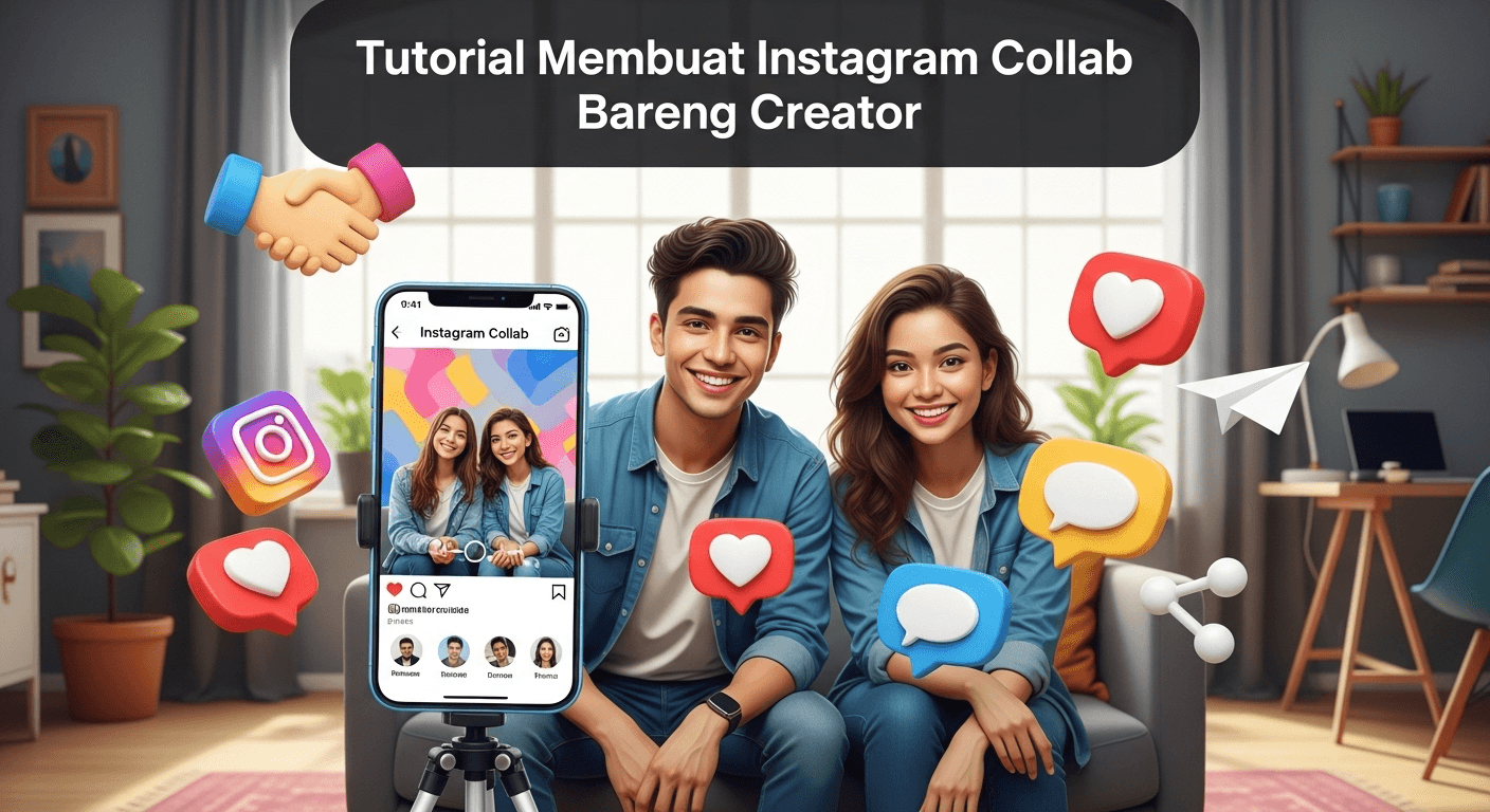 Tutorial Membuat Instagram Collab Bareng Creator
