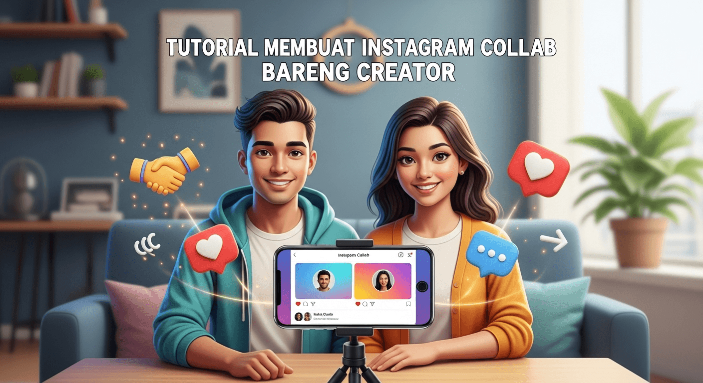 Tutorial Membuat Instagram Collab Bareng Creator