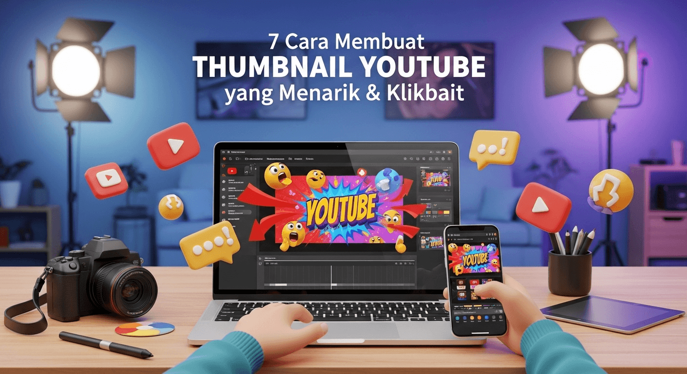 Cara Membuat Thumbnail YouTube yang Menarik & Klikbait