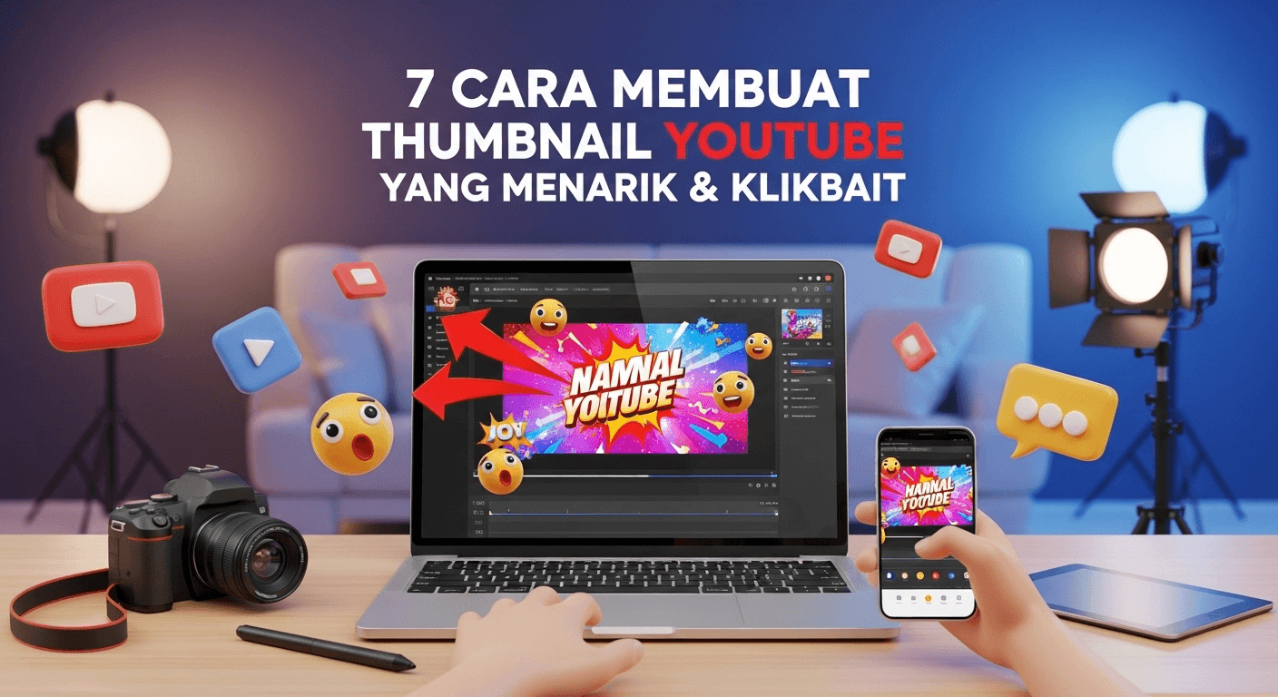 Cara Membuat Thumbnail YouTube yang Menarik & Klikbait
