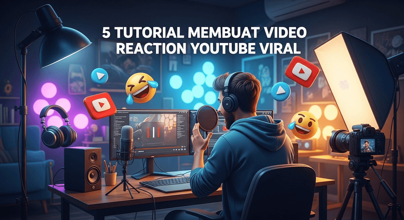 Tutorial Membuat Video Reaction YouTube Viral