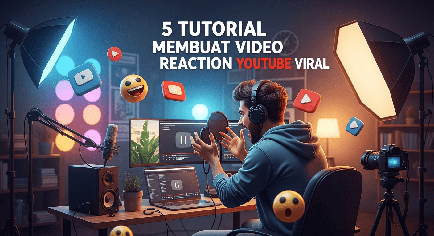 Tutorial Membuat Video Reaction YouTube Viral