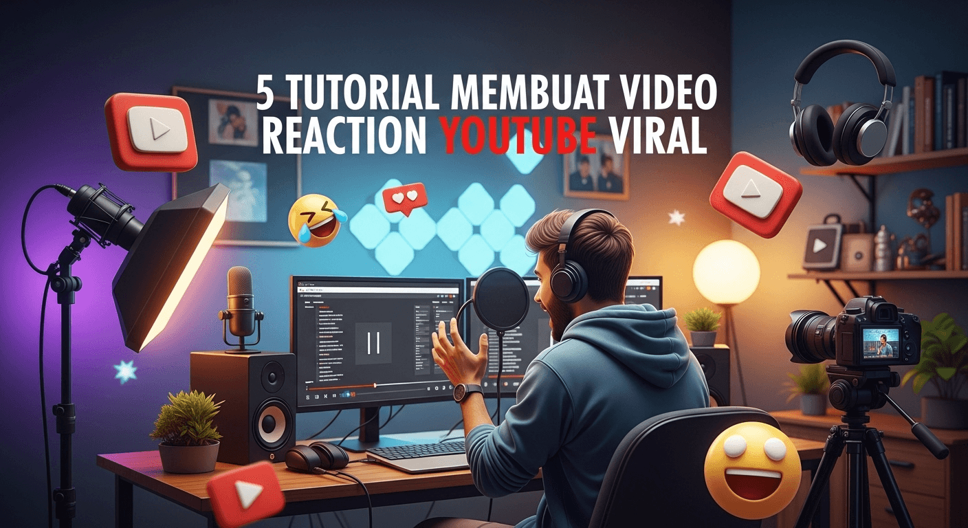 Tutorial Membuat Video Reaction YouTube Viral