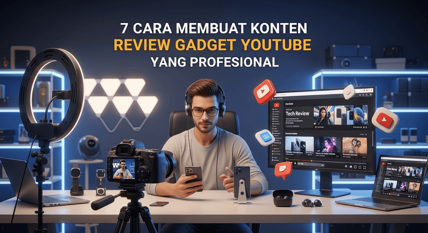 Cara Membuat Konten Review Gadget YouTube yang Profesional