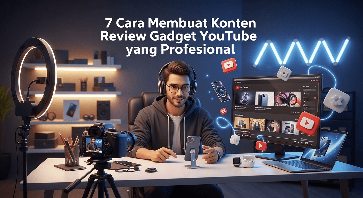 Cara Membuat Konten Review Gadget YouTube yang Profesional