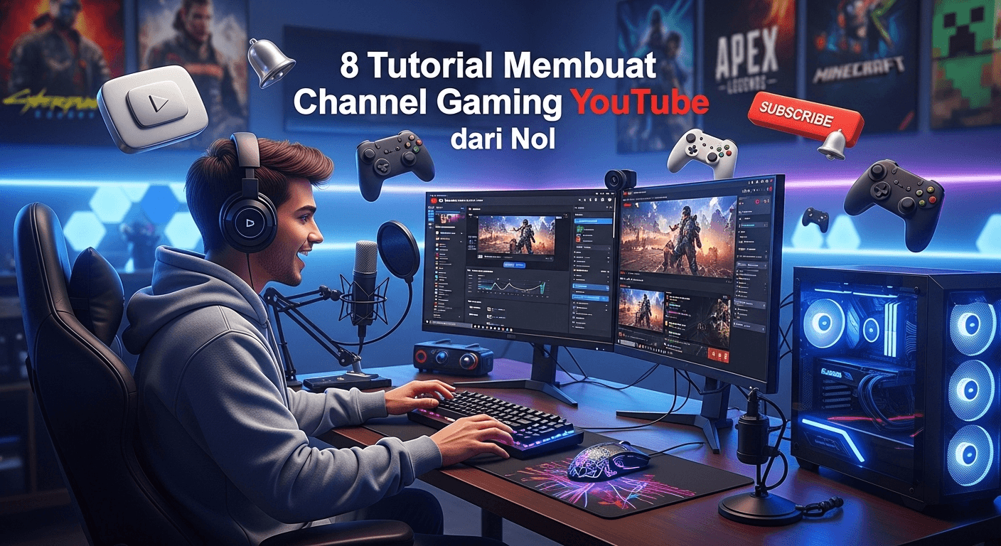 Tutorial Membuat Channel Gaming YouTube dari Nol