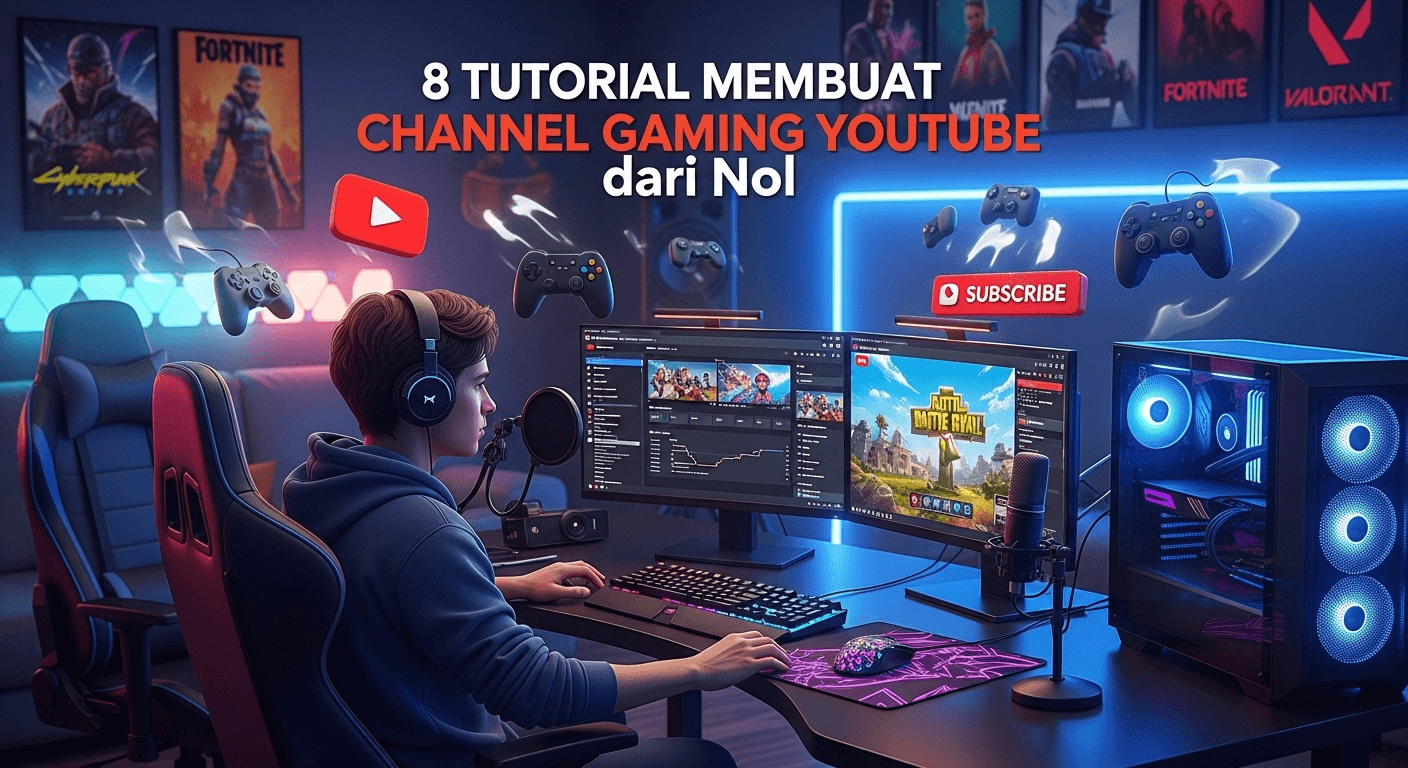 Tutorial Membuat Channel Gaming YouTube dari Nol