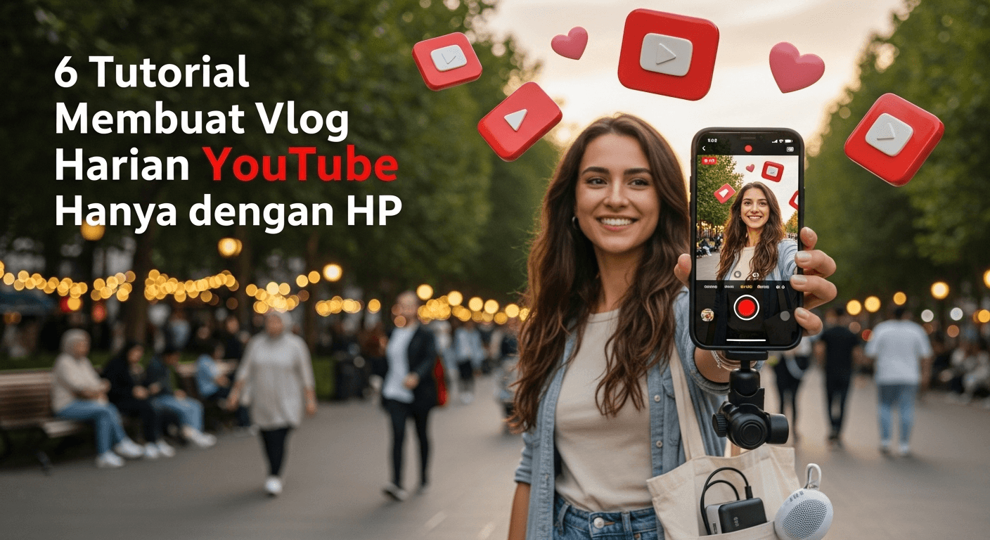 Tutorial Membuat Vlog Harian YouTube Hanya dengan HP
