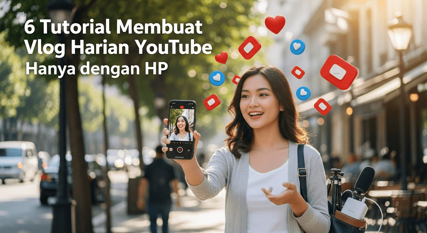 Tutorial Membuat Vlog Harian YouTube Hanya dengan HP