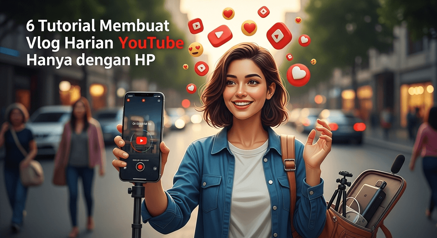 Tutorial Membuat Vlog Harian YouTube Hanya dengan HP