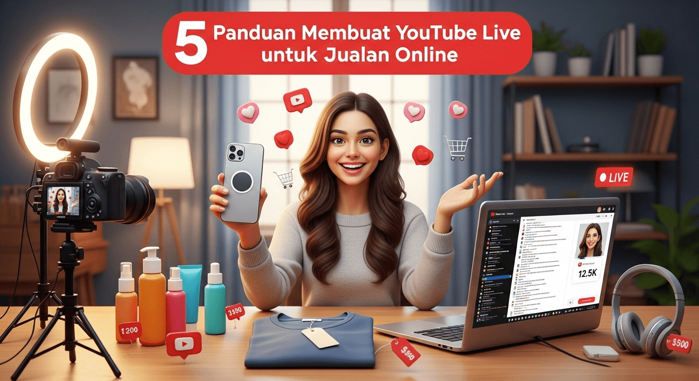 Panduan Membuat YouTube Live untuk Jualan Online