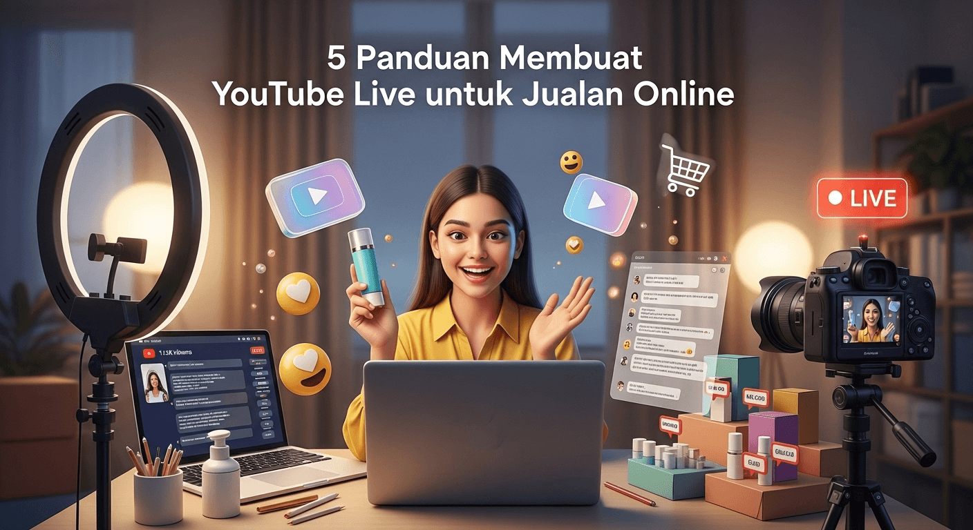 Panduan Membuat YouTube Live untuk Jualan Online