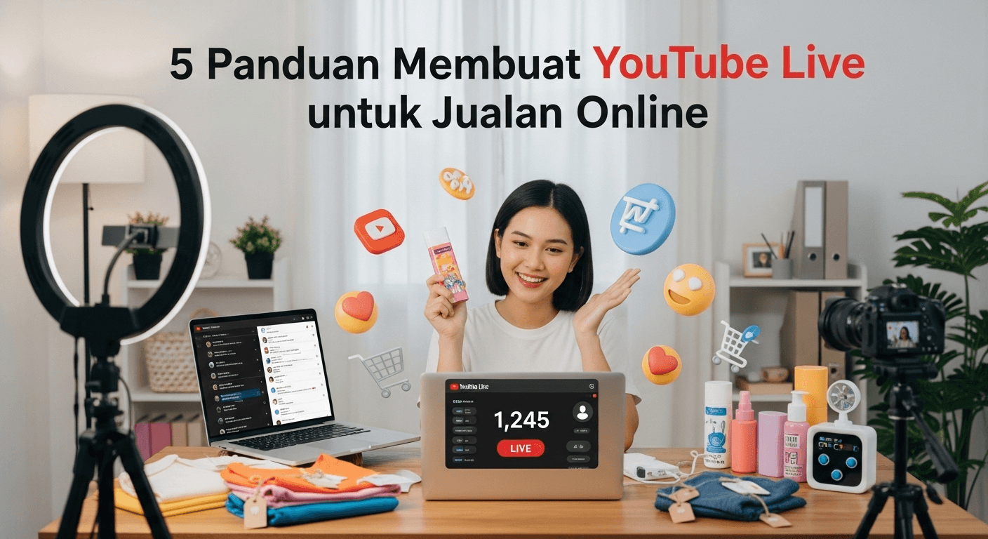 Panduan Membuat YouTube Live untuk Jualan Online