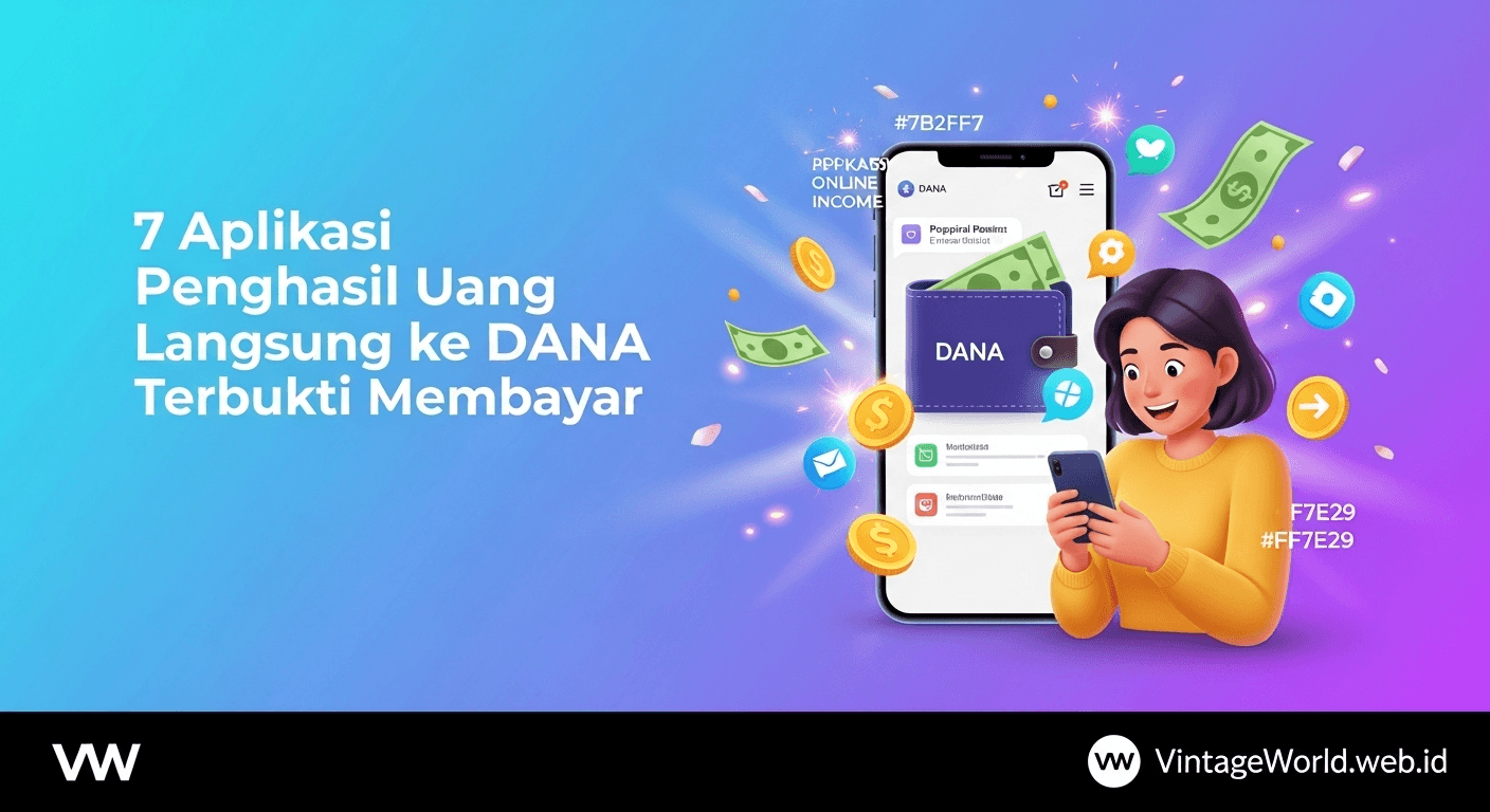 Aplikasi Penghasil Uang Langsung ke DANA