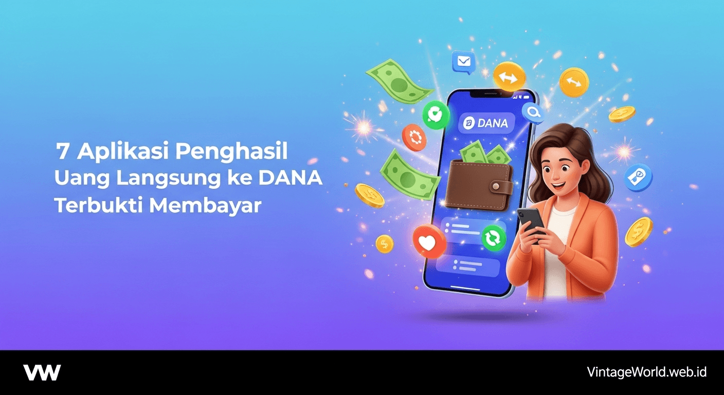 Aplikasi Penghasil Uang Langsung ke DANA