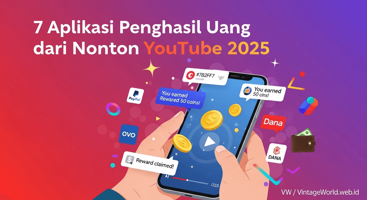 Aplikasi Penghasil Uang dari Nonton YouTube