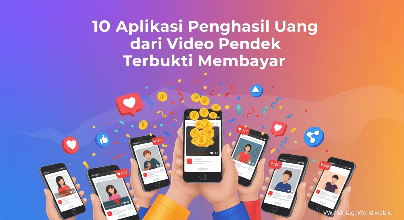 Aplikasi Penghasil Uang dari Video Pendek