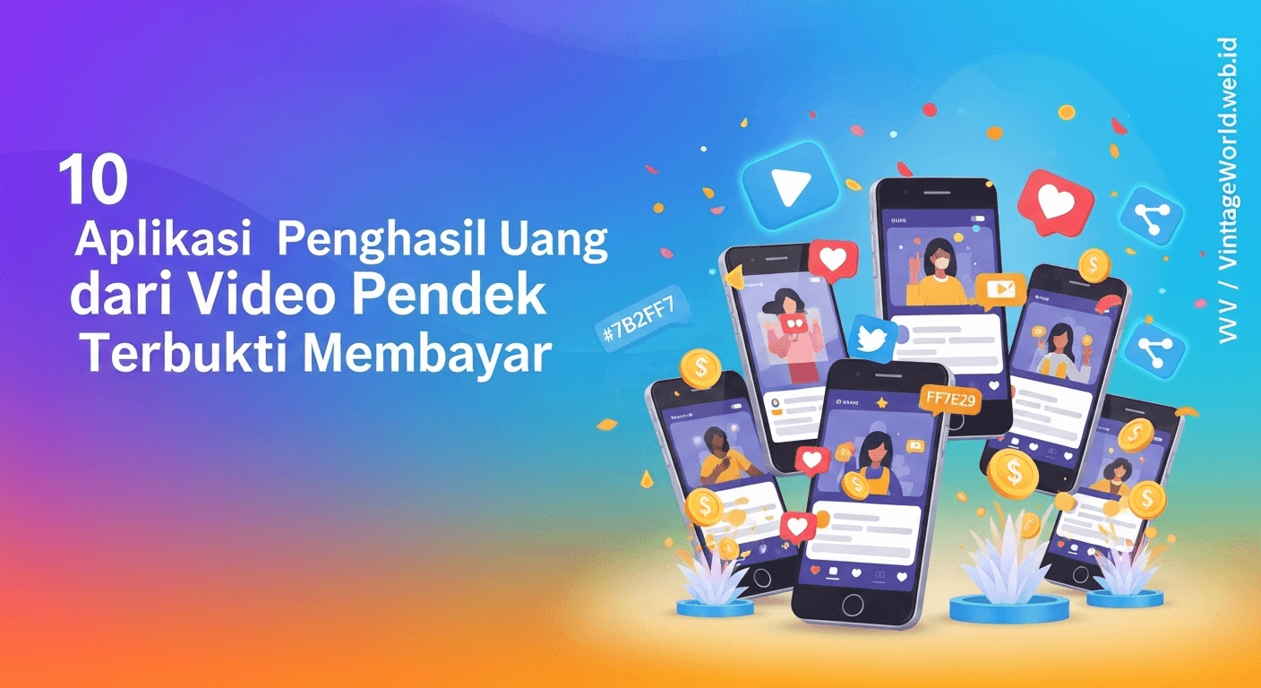 Aplikasi Penghasil Uang dari Video Pendek