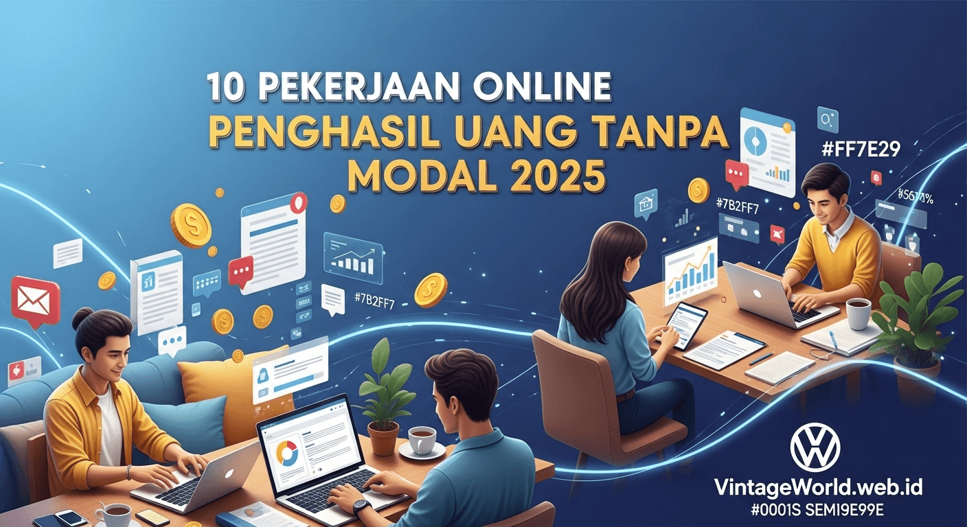 Pekerjaan Online Penghasil Uang