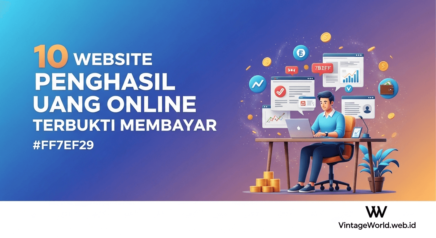 Website Penghasil Uang Online