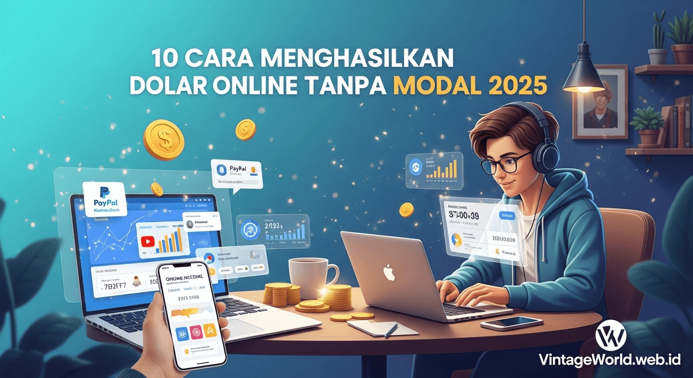 Cara Menghasilkan Dolar Online Tanpa Modal 2025