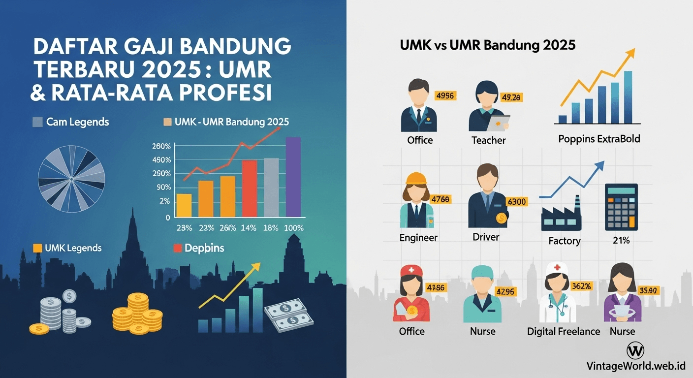 Daftar Gaji Bandung Terbaru 2025