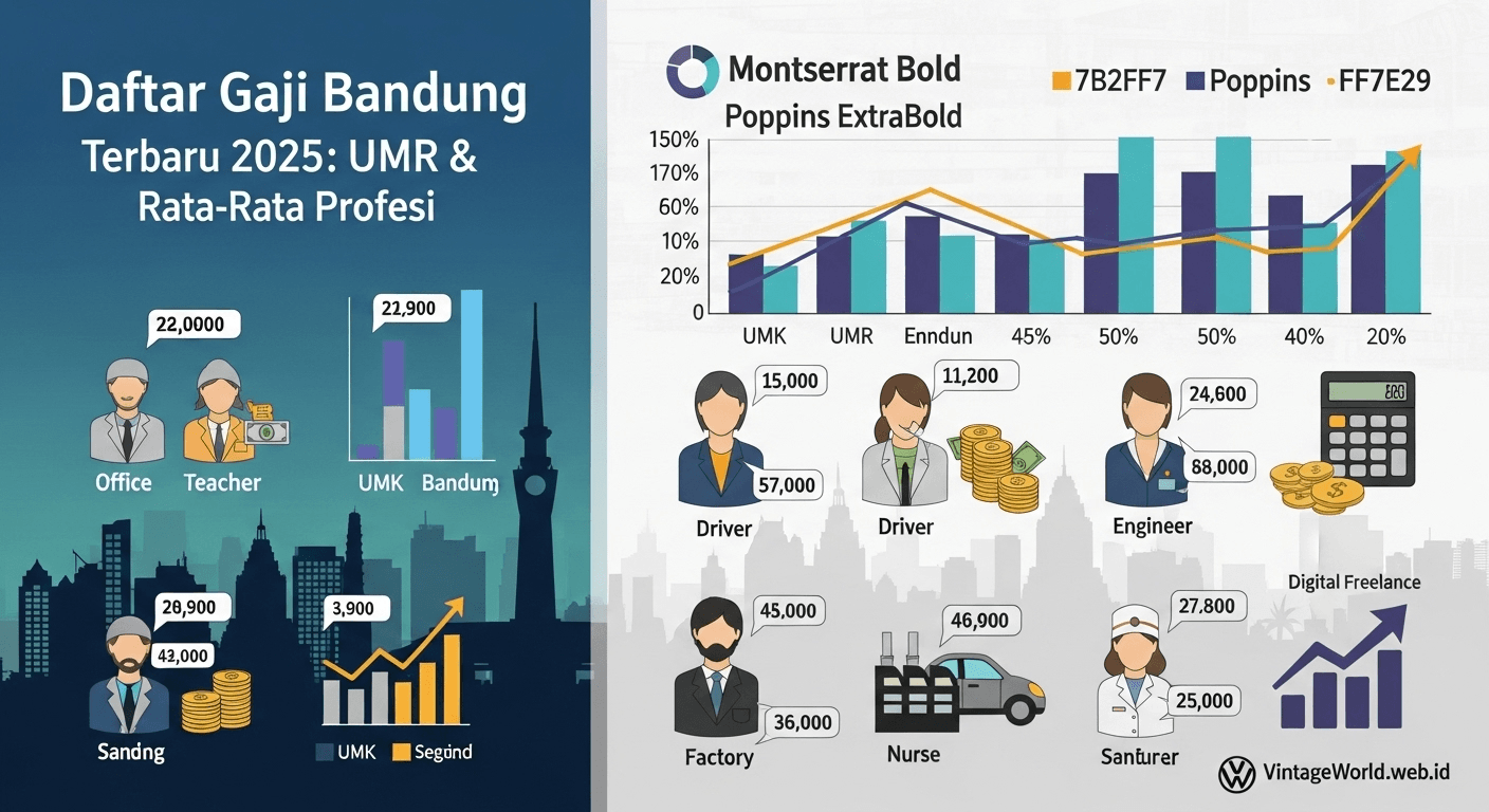 Daftar Gaji Bandung Terbaru 2025